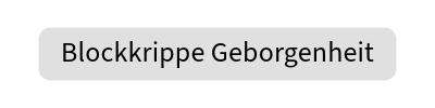 23 Blockkrippe Geborgenheit_Schrift
